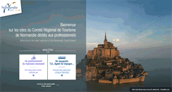 Desktop Screenshot of pro-normandie-tourisme.com